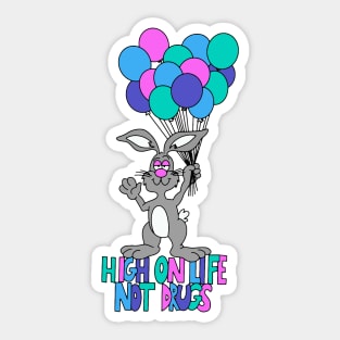High On Life (Full Color) - Retro Styled Design Sticker
